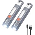 Linterna Frontal Smiling Shark Recargable - 2400 MAh, Sensor De Movimiento, 5 Modos, Ideal Para Ciclismo Y Camping