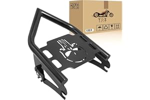 TDZ MOTO TDZ Black Detachable Luggage Rack for 2009-2025 Harley Touring Street Glide Road King Road Glide Electra Glide