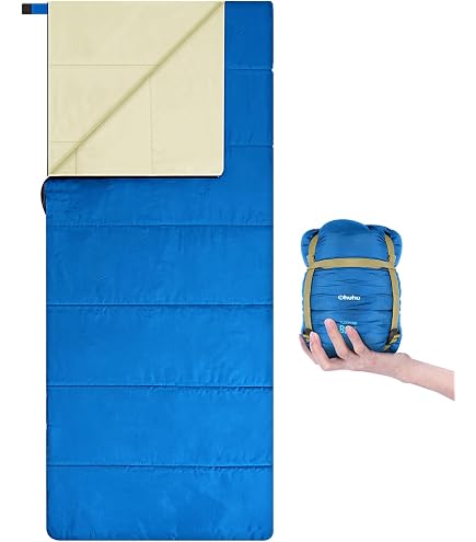 Rucksack-Schlafsack für Erwachsene und Kinder – leicht, wasserdicht, bequem für Frühling, Sommer, Herbst – Wandern, Reisen, Camping Sport & Freizeit