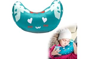 alouweekuky Coussin de Ceinture pour Enfants, Appuie-tête Auto, Coussin de Nuque, Protège-ceinture, Coussin de Siège Auto, Coussin de Ceinture, Lavable en Machine