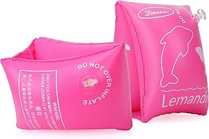 GUBOOM Schwimmflügel Kinder, Schwimmflügel für Kinder 1 2 3jahr, Schwimmen Armbands für Kinder, Kleines Delphinmuster Schwimmhilfe für Kinder 3-6 jahre, Schwimmreifen für Arm, Schwimmring für Anfänger