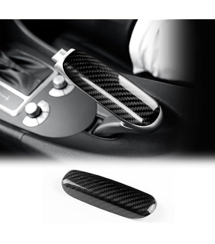 JPstraps - Cuffia Leva Cambio Compatibile per Mercedes SLK R171 2004-2011 Automatico Vera Pelle Colore NeroPelle