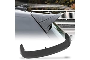 BASNI Spoiler per Il Bagagliaio Posteriore Adatto per Volkswagen VW Golf 8 Mk8 GTI R 2021-2023 Spoiler Posteriore Tetto Top Window Wing Uscita Fabbrica (Aspetto Carbonio)