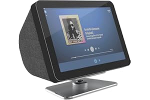 niubuy Metal Ajustable Stand for E cho S how 5 Stand, E cho S how 5(1st Gen&2nd Gen) Adjustable Metal Stand,Tilt E cho S how 5 Screen Up and Down，All made of Metal(Gray)