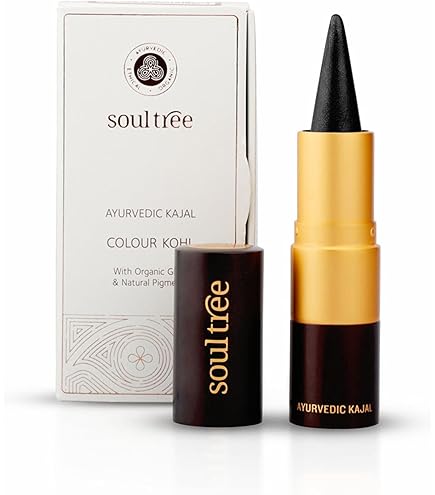 Kajal Brillant Noir Shahnaz Husain Vedic Solutions - 2g, Formule Ayurvédique Longue Tenue
