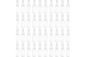 FINDIR 40 Pezzi Flacone Spray Vuoto da Viaggio Bottiglia Spray 30 ml Flaconi Spray Vuoti Piccoli Flacone Spray Vuoto Trasparente Bottiglia Plastica Spray per Profumi Disinfezione Oli