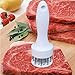 Produktbild OFT Fleischsteche Lose Fleisch Maschine Fleischzartmacher Küchenhelfer Edelstahl Fleischstecher Handsteaker Fleischstecher Steaker (weiss)