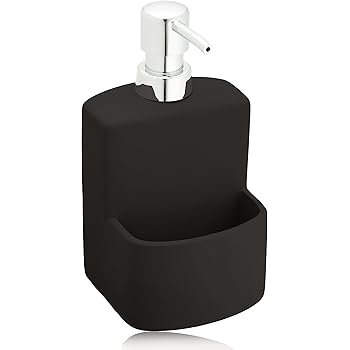 mDesign Schaumseifenspender mit Schwammhalter – Pumpseifenspender für