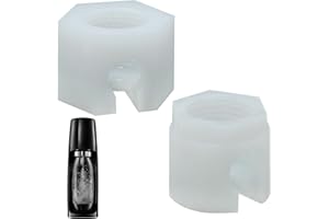 EUACESRY 2 Dadi di Ricambio per Soda-stream J-et, S-pirit, E-asy, Cry-stal, Ter-ra, D-uo, Fi-zzi,1.0 & 2.0 Vite per Riparazione Perdite e Connettore Tubo per Macchina per Acqua Frizzante