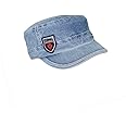 Zonixon Plain Baseball caps for Men and Women | Denim Cotton Hats for Men | Unisex Denim Military Caps for Men Women Classic Cotton Jeans Franky Cap Free Size with Adjustable Strap