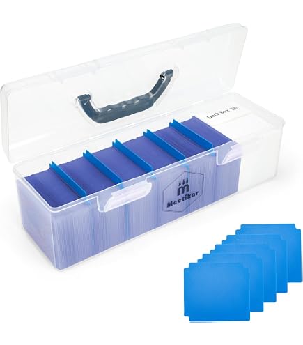 Lifewit Boîte Rangement Cartes – 32 Séparateurs, 4 Loquets, Pour Toploaders, Jusqu’à 3600 Cartes