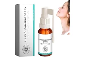 SNONESIY 1 Flasche Asthmaspray Lungenreinigungsspray Herbal Spray Natürliches KräUteressenz Reinigungs Lungenspray Zur Erleichterung Der Atmung Linderung Körperlicher Müdigkeit Und Entspannung Des Körpers