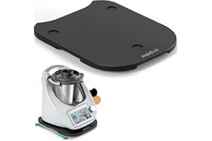 ANBOXIT Deska ślizgowa do TM6/TM5, z rolkami, lekko przesuwająca się deska bambusowa, czarny