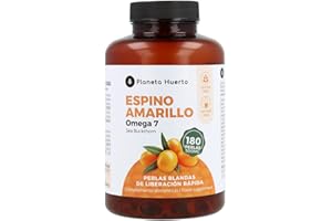PLANETA HUERTO BONSÁI PLANETA HUERTO | Omega 7 180 Cápsulas Suplemento Natural Rico Vitaminas A, B1, B2, C, E y K - Omega 7 Acción Antiinflamatoria y Antioxidante