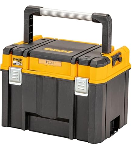 DEWALT DWST82968-1 TSTAK® Waterproof Organiser Case, IP54 Rated