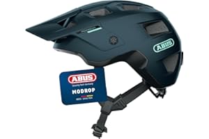 ABUS MTB-Helm MoDrop - Casque de vélo Robuste avec Une Bonne Ventilation pour Les VTTistes - Ajustement Individuel - pour Hommes et Femmes