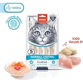 Wanpy Hairball Control Morina Balığı&Tavuk 12'li-F.Krema &Ouml;d&uuml;l 5X14Gr Kedi Maması