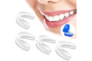 BEAUTYBIGBANG Zahnschiene Schnarchschiene Aufbissschiene Lebensmittelqualität Zahnschutz BPA freier mit Zwei Hygienischen Aufbewahrungsboxen für Zahnabdruck und Anti Bruxismus