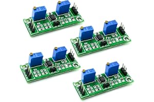 Hailege 4st LM358 Weak Signal Amplifier Voltage Amplifier Secondary Operational Amplifier Board Single Power Signal Collector 3.5-24V