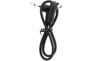 Socobeta Blitzsynchronisationskabel mit Schraubverschluss an 3,5-mm-Klinkenstecker für Blitz-PC-Stecker für Trigger-Empfänger
