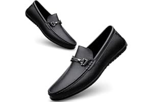 SUCCTTSSFUL Mocassini Uomo Pelle Eleganti Slip-on Scarpe da Guida Scarpe da Barca Classic Loafers Estivi Moda Pelle Pantofole Leggere Traspiranti