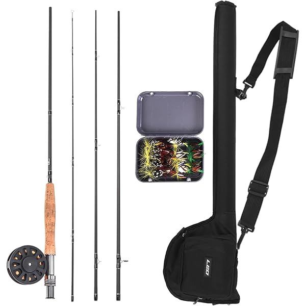 Kit Orvis Wild Water Fly Fishing 9' Foot, 4-Piece, 12 Weight Fly