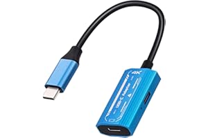Mcbazel Adapter USB-C do okularów AR, obsługuje rozdzielczość 4K 60 Hz 1080p 60 Hz 100 W PD, szybkie ładowanie, adapter USB-C męski na żeński do PS5/PS4/Switch/Xbox/Steam Deck/ROG Ally/XREAL/RayNeo