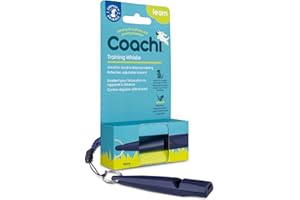 Coachi Training Whistle, perfetto per addestramento al richiamo e all’obbedienza, suono forte e chiaro, leggero e compatto, cordino riflettente regolabile, adatto all’addestramento di cani e cuccioli
