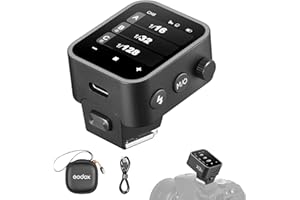 Godox X3-S TTL Kabelloser Blitzauslöser für Sony-Kamera, 1/8000s HSS TTL TCM-Funktion, integrierter Akku, Touchscreen-Blitzsender, kompatibel mit Sony A7IV A7C A7M4 A7R A7RIII