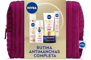 NIVEA Cellular Luminous630 - Pack de Regalo Tratamiento Completo Antimanchas - de Día 40 ml, Crema de Noche 50 ml, Sérum 30 ml, Contorno de Ojos 15 ml y Crema de Manos 50 ml - Todo Tipo de Piel
