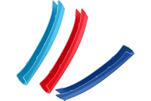 SHENGJUE 3 Colored Front Grille Insert Trims Clip In Grille Trims Strips Covers for BMW 2/3/4/5/6/7 series,x3/x4/x5/x6/x7 (X3 11-17 F25 or X4 14-17 F26 7-Beam)