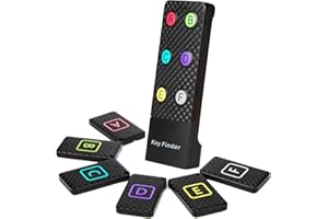Reyke Localisateur de clés sans fil avec support de base pour clés, animaux domestiques et téléphone portable (6 récepteurs, 1 télécommande)