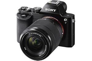 Sony Alpha 7 E-Mount Vollformat Digitalkamera ILCE-7 (24,3 Megapixel, 7,6cm (3 Zoll) LCD Display, BIONZ X, 2,3 Megapixel OLED Sucher, NFC, inkl. SEL-2870 Objektiv) schwarz