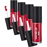 Water Lip Stain Su Bazlı & Kalıcı Dudak Renklendiricisi (4 paketi)