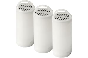 PetSafe Drinkwell 360 Trinkbrunnen Aktivkohlefilter, Ersatzfilter für PetSafe Plastik und Edelstahl 360 Brunnen, Katzenbrunnen Filter, Trinkbrunnen für Hunde und Katzen, Naturmaterial, 3-Stück