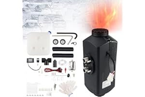 KAX 2KW Diesel Air Heater 12V Diesel Parking Night Heater w/LCD Switch & Remote Control & Silencer & 10L Fuel Tank Air Diesel Heater for Car Trucks Boat Trailer Motorhomes Caravan