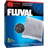 Fluval C3 Karbon - 3'l&uuml; Paket, Siyah