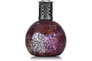 ASHLEIGH & BURWOOD | Fragrance Lamp - Rosebud | Small | 30-40 Minutes Burn Time| Hand Crafted | Crimson and Rose