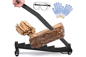 WRNEAOCH Fendeur de Buche Manuel Fendeur de Bois Mural Firewood Kindling Splitter pour Fendre Bûches Bois Cheminée Feu de Camp Barbecue Jardin Camping