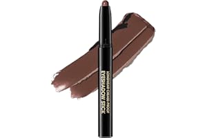 CATLINEZ Sombra de Ojos en Barra Resistente al Agua, Waterproof Eyeshadow Stick, Maquillaje de Ojos de Larga Duración, Sombra de ojos en lápiz mate, delicada y sedosa(Pecan)