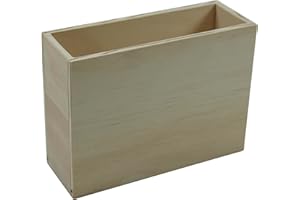 TimeTEX Boîte à fiches Elvira format A5 verticale, en bois de pin