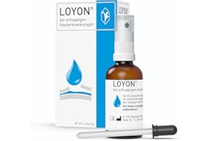 ‎LOYON LOYON, 50 ml: Sanfte & konsequente Lösung zur Entfernung von Hautschuppen und Krusten, bei Schuppenflechte, Milchschorf, Kopfgneis, seborrhoischem Ekzem
