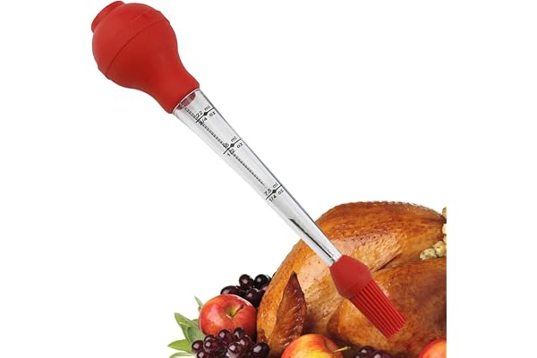 ARTIBY Seringue Baster,Poire à Dinavec Brosse à badigeonner pour Barbecue - Les la Cuisine pour la Cuisson à la Maison et Le rôtissoire Turquie