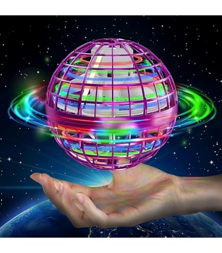 Skyball Light, Palla Volante con Luci Led Lampeggianti, Funziona con Sensore di Prossimità, Rileva Oggetti Vicini e si Allontana da Eli, Partire da 8 Anni, NH90139