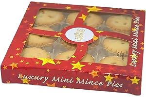 SYNC'T Choice Masters Finest 9 Mini Mince Pies 225g Golden Brown Tarts Filled with Mincemeats, Suitable for Vegetarians