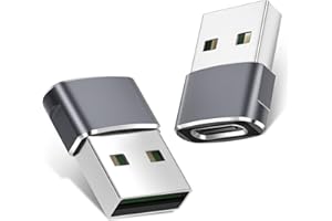 Basesailor iPhone 16 15 Pro Max przejściówka z USB na USB C,przejściówka z USBC żeńskiego na USB męski 2Pack,konwerter typu C do Apple 14 13,iPad 10 Mini 7 Air,iWatch,Samsung Galaxy A55 S25 Plus Ultra
