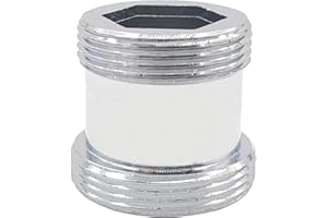 XNTONG - Adaptador de grifo, rosca externa M19 a rosca externa M22, adaptador de aireador de grifo, adecuado para conectar aireadores a grifos de cocina, (M19-M22)