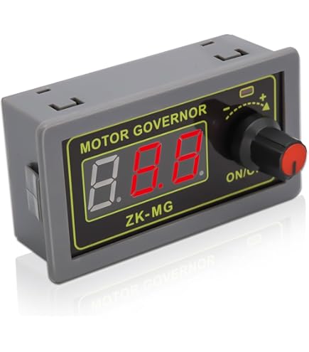 Regolatore Velocità Motore DC PWM Binthe - 6-60V, Manopola Encoder, Avvio/Arresto Graduale - Foto 3