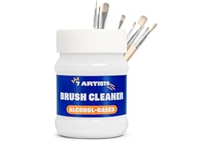7 Artists Nettoyeur Pinceaux Peinture Acrylique 230 ml – Solvant Brush Cleaner | Diluant Peinture | Nettoyant Pinceau - Dissolvant Peinture Acrylique | Produit Pour Nettoyer Les Pinceaux