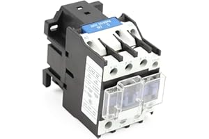 Hilitand AC 220V 32A CJX2-3210 Contactor Electric Contactor Plate Front Wiring High Sensitivity Industrial Electric AC Contactor for Power Distribution Power Applications